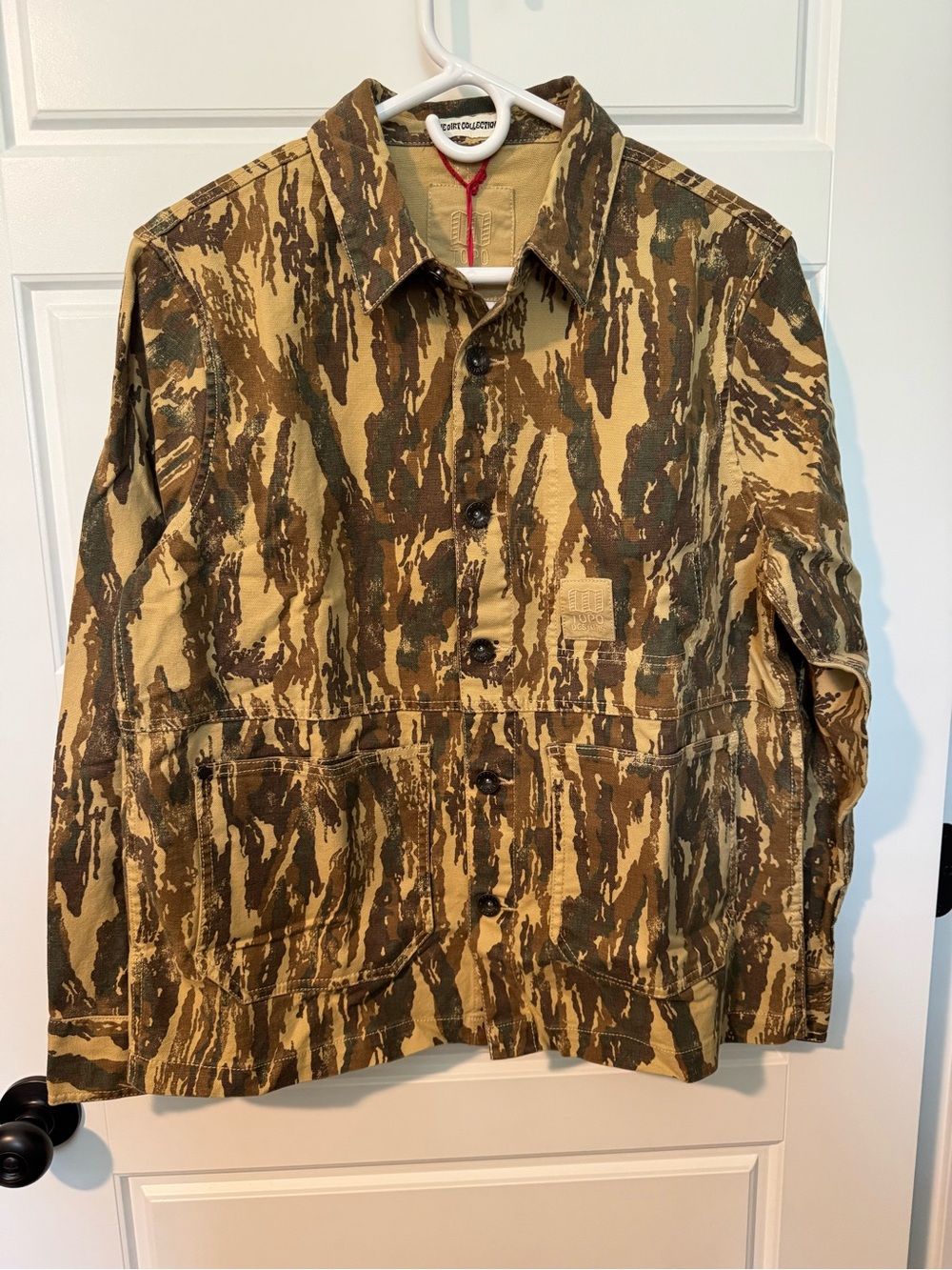 NWT Topo Designs Dirt Collection Camo Utility Jacket, Size Medium